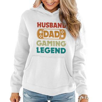 Husband Dad Video Game Legend Gaming Dad Fathers Day Gift Women Hoodie - Monsterry DE