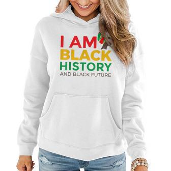 I Am Black History Month African American Pride Celebration V19 Women Hoodie - Seseable