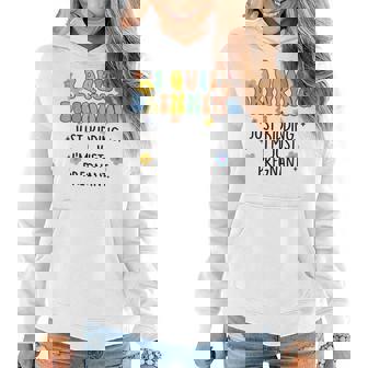 I Quit Drinking Just Kidding Im Pregnant Funny Mommy To Be Women Hoodie | Mazezy