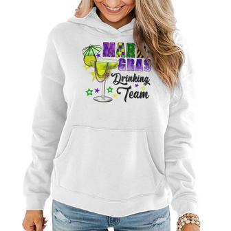 Mardi Gras Drinking Team Funny Drinking Lovers Party V2 Women Hoodie - Seseable