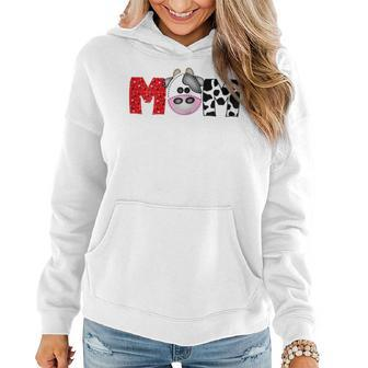 Mom Of The Birthday For Boy Cow Farm Birthday Cow Gift For Womens Women Hoodie | Mazezy CA