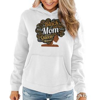 Mother’S Day Junenth Black Mom Queen Afro African Woman Women Hoodie | Mazezy