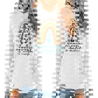 Neurodiversity Is Beautiful Boho Rainbow Leopard Autism Cute Women Hoodie | Mazezy