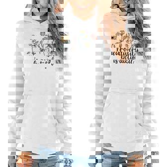 Neurodiversity Is Beautiful Retro Flower Autism Awareness Women Hoodie | Mazezy