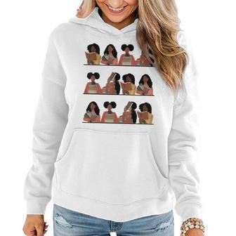 Pretty And Educated Black Women Read African American Bhm Women Hoodie - Seseable