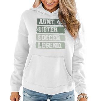 Tante Schwester Fußballlegende Used-Legende Grunge F Frauen Hoodie - Seseable