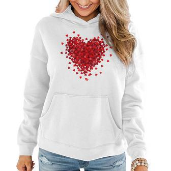 Tiny Hearts Valentines Day Gifts For Women Women Hoodie - Seseable