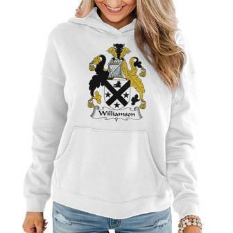 Williamson Family Crest Scottish Family Crests Women Hoodie Graphic Print Hooded Sweatshirt - Thegiftio UK