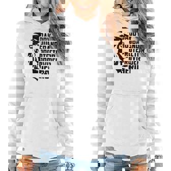 Womens Husband Daddy Protector Hero Lion Fathers Day Daddy Women Hoodie - Thegiftio