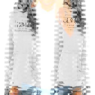 Womens Mama Est 2023 Promoted To Mommy Mothers Day 2023 Women Hoodie - Thegiftio