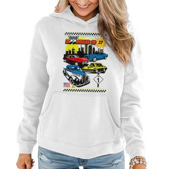 Woodward Cruise 2022 Cruising Skyline Women Hoodie Graphic Print Hooded Sweatshirt - Thegiftio UK
