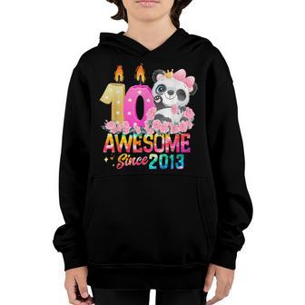 10 Year Old Awesome Since 2013 10Th Birthday Gift N Girls V3 Youth Hoodie - Thegiftio UK