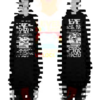 100 Day Of School Funny Gamer Video Games Boys 100Th Day V2 Youth Hoodie - Thegiftio