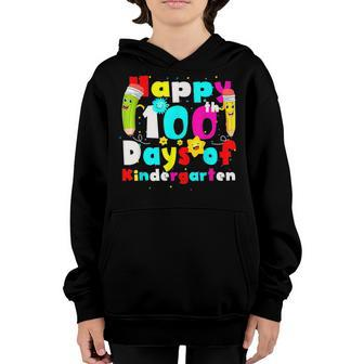 100 Days Of Kindergarten - Happy 100Th Day Of School Gift  Youth Hoodie