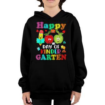 100 Days Of Kindergarten - Happy 100Th Day Of School Gifts Youth Hoodie - Thegiftio UK