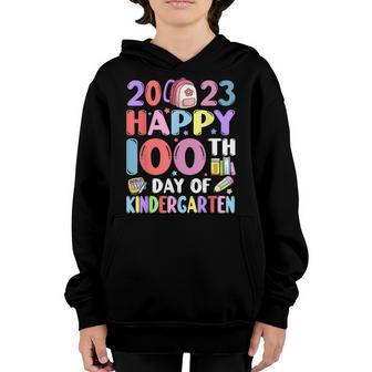 100 Days Of Kindergarten School Gift Students Teachers Kids Youth Hoodie - Thegiftio UK