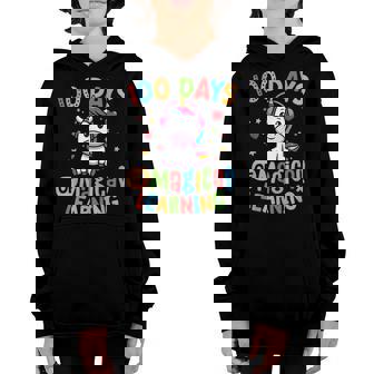 100 Days Of Magical Learning Happy 100Th Day Of School Youth Hoodie - Thegiftio