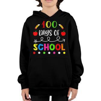 100 Days Of School Celebration Outfit For Adults Boys Girls V3 Youth Hoodie - Thegiftio UK