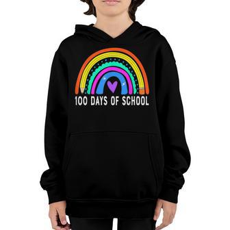 100 Days Of School Funny Teacher Student 100Th Day Youth Hoodie - Thegiftio UK