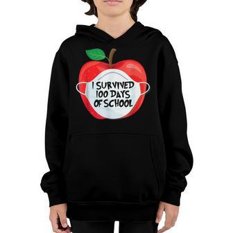100 Days Of School Remote Virtual Teacher Studen Youth Hoodie - Thegiftio