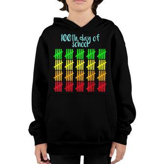 100 Days Of School Student Teacher Kids 100Th Day Of School Youth Hoodie - Seseable