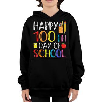 100 Days Of School Teacher And Student V2 Youth Hoodie - Thegiftio UK