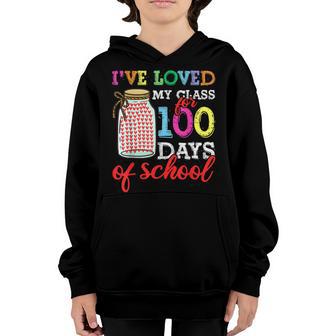 100 Days Of School Teacher Men Women Loved My Class V2 Youth Hoodie - Thegiftio UK