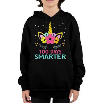 100 Days Of School Unicorn Girls Costume Gift Youth Hoodie - Thegiftio UK