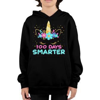 100 Days Of School Unicorn Girls Costume Kids Girls V2 Youth Hoodie - Thegiftio UK
