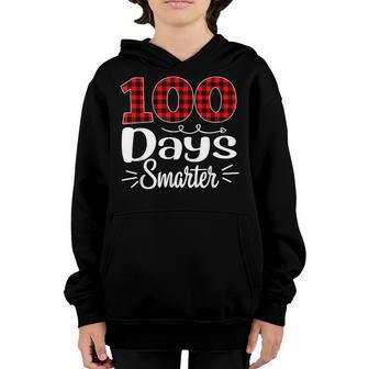 100 Days Smarter  100Th Day Of School Teachers Kids  Youth Hoodie