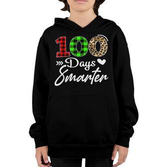 100 Days Smarter Happy 100Th Day Of School Teachers Students Youth Hoodie - Thegiftio UK