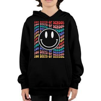 100Th Day Of School  For Teachers Kids Happy 100 Days  V2 Youth Hoodie