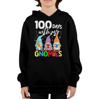 100Th Day Of School Gnome Costume For Teacher Women Men Kids Youth Hoodie - Thegiftio UK