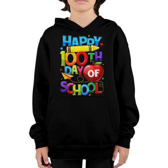 100Th Day Of School Teacher Kid Child Happy 100 Days Smarter V3 Youth Hoodie - Thegiftio UK