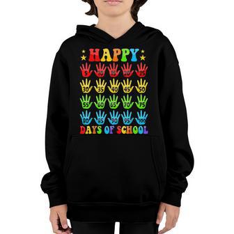 100Th Day Of School Teacher Student Kid Child Happy 100 Days Youth Hoodie - Thegiftio UK