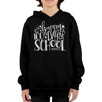 100Th Day Of School Teachers 100 Days V8 Youth Hoodie - Thegiftio UK