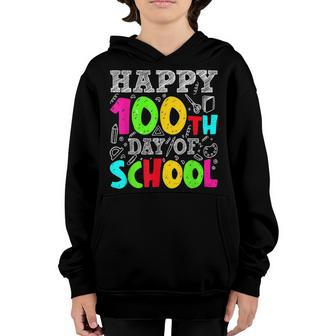 100Th Day Of School Teachers Costume 100 Days Students Kids V2 Youth Hoodie - Seseable