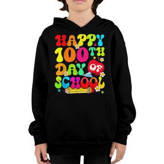 100Th Day Of School Teachers Costume 100 Days Students Kids V3 Youth Hoodie - Thegiftio UK