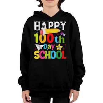 100Th Day Of School Teachers Costume 100 Days Students Kids Youth Hoodie - Thegiftio UK