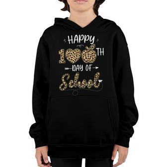 100Th Day Of School Teachers Kids Child Happy 100 Days V18 Youth Hoodie - Thegiftio UK