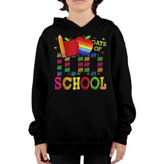 100Th Day Of School Teachers Kids Child Happy 100 Days V21 Youth Hoodie - Thegiftio UK