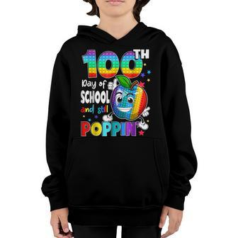 100Th Day Pop It Happy 100 Days Of School And Still Poppin Youth Hoodie - Seseable