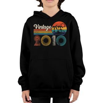 13 Year Old Gift Boys Girls Vintage 2010 13Th Birthday Retro V4 Youth Hoodie - Thegiftio UK