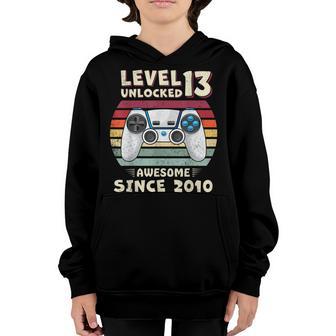 13Yr Bday Son Boy Funny Gamer 13Th 13 Year Old Birthday Youth Hoodie - Thegiftio UK