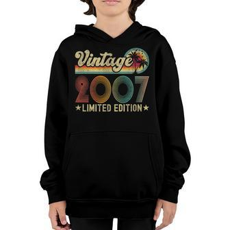 16 Year Old Vintage 2007 16Th Birthday Gifts N Boys Youth Hoodie - Seseable