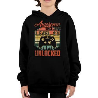 23Rd Year Old Birthday Gift Awesome Since 1999 Video Gamer Youth Hoodie - Thegiftio UK
