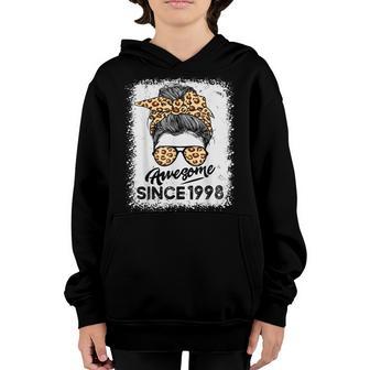 24 Year Old Awesome Since 1998 24Th Birthday Gift Women Girl Youth Hoodie - Thegiftio UK