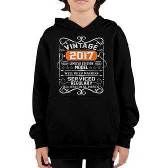 6 Year Old Gift Boys Girls Vintage 2017 6Th Birthday Retro Youth Hoodie - Thegiftio UK