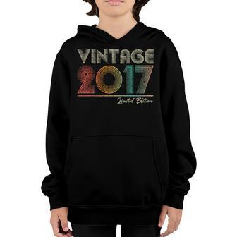 6 Years Old Vintage 2017 6Th Birthday Gifts Funny Boys Girls Youth Hoodie - Thegiftio UK