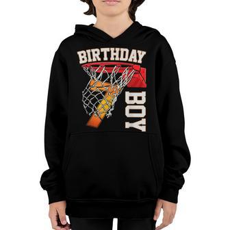 7Th Birthday Basketball Boy 7 Year Old Basketball Player Youth Hoodie - Thegiftio UK